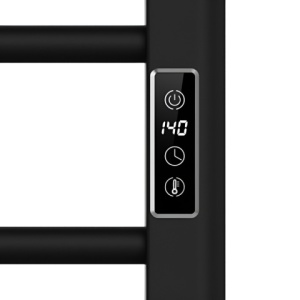 Calorifer electric TAAL-BL 200W pentru baie 91x50, negru - Img 4