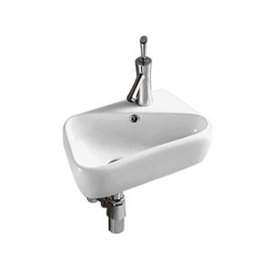 Chiuveta De Blat PRO LUNA, 45x28 x16 Cm, Montaj Pe Blat, Design Deosebit, Ceramica Sanitara, Alb - Img 2