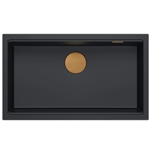 Chiuveta pentru bucatarie din granit Logan 110 Black - Img 6