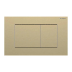 Clapeta de actionare Geberit Sigma40 Slim culoare alama finisaj periat