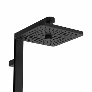 Coloana de dus cu baterie termostatata Ideal Standard Alu+ palarie patrata, negru mat - Img 2
