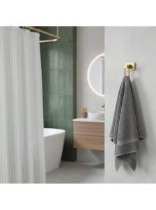 Cuier de baie auriu Nico Brush Gold 5905 - Img 3