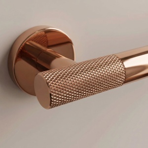 Cuier de baie, bara prosop Rea 6603 Modern Copper - Img 6