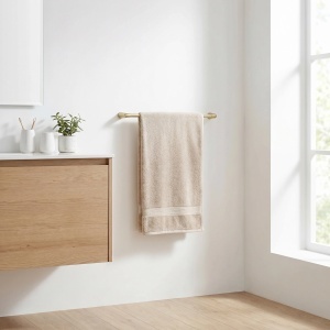Cuier de baie, bara prosop Rea Vibe Brush Gold - Img 4