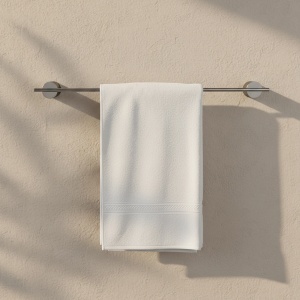 Cuier de baie Rea Tomi 5801 Brush Nickle - Img 3