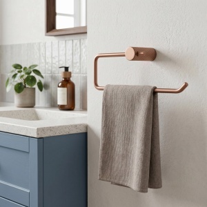 Cuier prosop pentru baie Rea Otto Brush Copper - Img 5