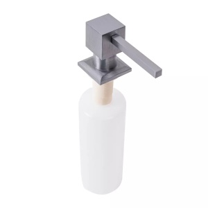 Dozator de săpun REA Square nickel brush INOX - Img 5