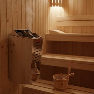 Incalzitor soba pentru sauna finlandeza cu montare pe perete Harvia BC35E 3.5kW, 230V - Img 4