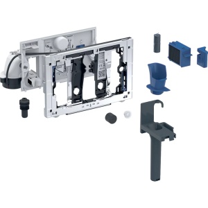 Kit Geberit DuoFresh cu acționare automată, finisaj gri antracit, pentru rezervoare încastrate Sigma 12 cm