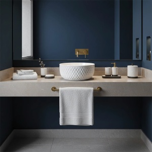 Lavoar pe blat alb cu textura decorativa Rea Galaxy - Img 6