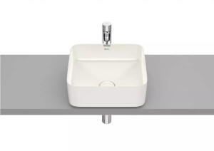 Lavoar pe blat Roca Inspira bej 37 x 37 cm