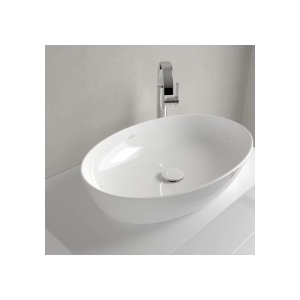 Lavoar pe blat Villeroy&Boch Artis TitanCeram alb Alpin CeramicPlus 61x41 cm - Img 2