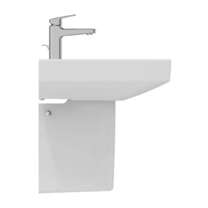 Lavoar suspendat Ideal Standard i.life B alb lucios SmartGuard 50 cm cu orificiu baterie si preaplin - Img 4