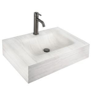 Lavoar suspendat Rea Apollo Muralto Roma 80 conglomerat cuart mat 80 cm