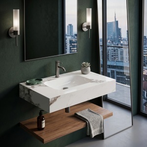 Lavoar suspendat REA Aresa Cold Jade 80 - Img 2