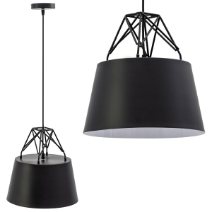 Lustra PRO ERA APP422-1CP, Suspendata, Neagra
