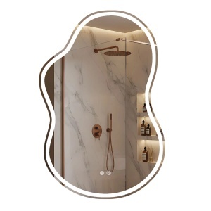 Oglindă asimetrica cu LED Uno 80 x 55 cm