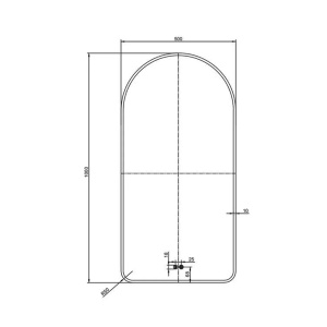 Oglinda cu iluminare LED si dezaburire, 50 x 100 cm, bronz periat - Img 2