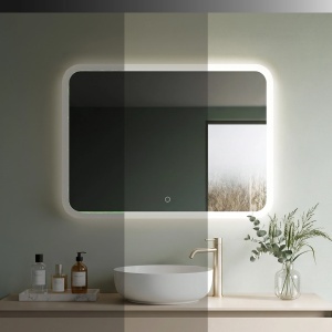 Oglindă de baie cu LED 80x60 cm TOP-3 - Img 5