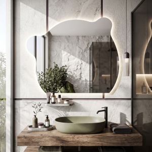 Oglinda de baie cu LED YH-BL-3 70 x 85 cm - Img 9
