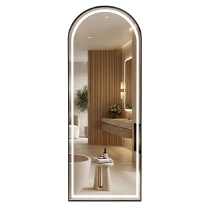Oglindă LED cu rama neagra Orbit Black 50x160cm 3 moduri iluminare - Img 7