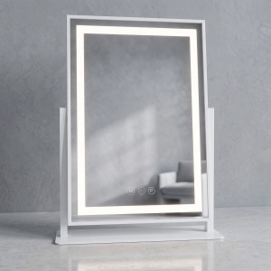 Oglindă LED Lumi White 30x40 cm, 3 temperaturi culoare - Img 5