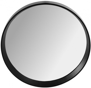 Oglindă rotundă Loft 39 cm Negru JZ-01 - Img 3