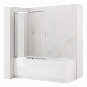 Paravan cadă culisant REA Dario Chrome 100 cm