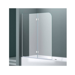 Paravan Cada PRO MALMO2, 80 cm latime, 140 inaltime, pliabil, grosime sticla 5mm - Img 3
