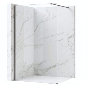 Paravan de dus Rea Flexi Transparent / Titan 110