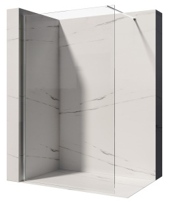 Perete de dus Walk-In, PRO MONACO, Sticla securizata 8 mm, Dimensiuni la alegere - Img 1