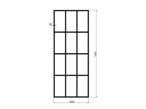Perete de dus walk in Veldman Montreal negru mat 120 x 195 cm sticla 8 mm - Img 8