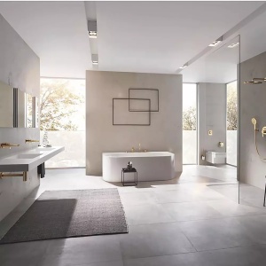Perie WC Grohe Essentials Cool Sunrise, Auriu Periat - Img 3