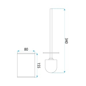 Perie WC Rea Black Matt B110 - Img 5