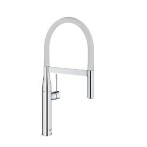 Pipa pentru baterie bucatarie Grohe Essence GrohFlexx alb mat - Img 2