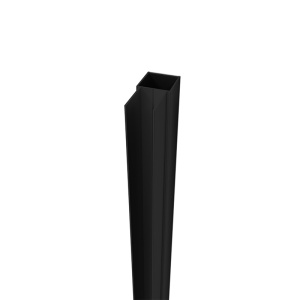 Profil de extensie pentru cabine de duș KZ04, KZ05, KZ06 și KZ07, finisaj negru mat, model P02B - Img 1