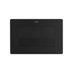 Rezervor WC incastrat Roca In-Wall Eco cu cadru din otel si clapeta negru mat 35 x 115 cm - Img 2