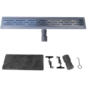 Rigola de duș liniară cu sifon fix și randament ridicat Classic DL01 100 cm – Inox - Img 15