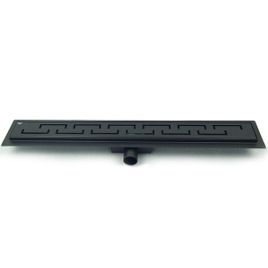 Rigola de duș liniară cu sifon fix și randament ridicat Delta DL01 60 cm – Negru - Img 11