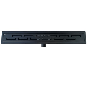 Rigola de duș liniară cu sifon fix și randament ridicat Delta DL01 70 cm – Negru - Img 13