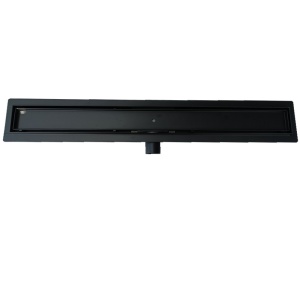 Rigola de dus liniara cu sifon fix si randament ridicat DL01 70 cm negru - Img 17
