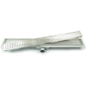 Rigola de duș liniară cu sifon fix și randament ridicat Qube DL01 80 cm – inox - Img 13