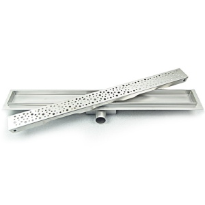 Rigola de duș liniară cu sifon fix și randament ridicat Wave DL01 80 cm – inox - Img 14