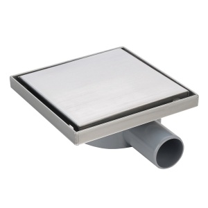 Rigola de dus patrata cu sifon rotativ si randament ridicat DL07 15 x 15 cm inox - Img 3