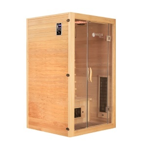 Sauna cu infrarosu pentru 2 persoane EA2R 120 x 105 x 190 cm - Img 6
