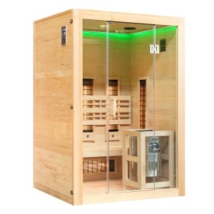 Sauna finlandeza cu infrarosu MO-SW2 COMBO si soba Harvia 3.5 kW 130 x 110 x 190 cm - Img 4