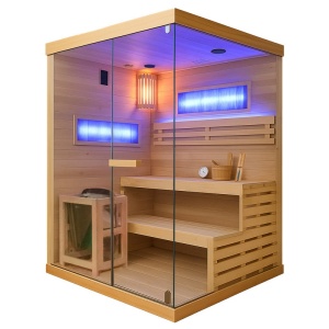 Sauna finlandeza cu temperatura inalta Harvia 4.5kW, 140 x 150 cm pentru 3-4 persoane - Img 8