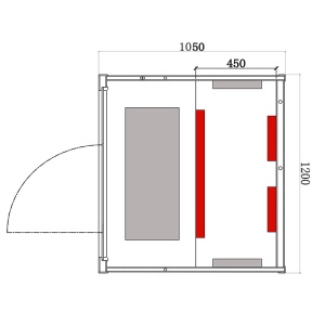 Sauna uscata cu infrarosu la temperatura joasa pentru 2-3 persoane Alta2 120 x 105 cm - Img 12