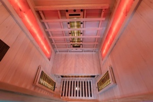 Sauna uscata cu infrarosu si cu piatra sarata pentru 1 persoana C1ST 90 x 90 cm - Img 14