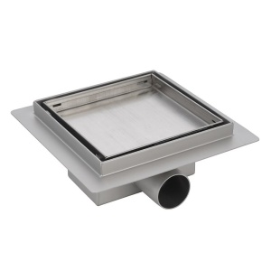 Scurgere baie patrata cu sifon Fix DL06 15 x 15 cm Inox - Img 11
